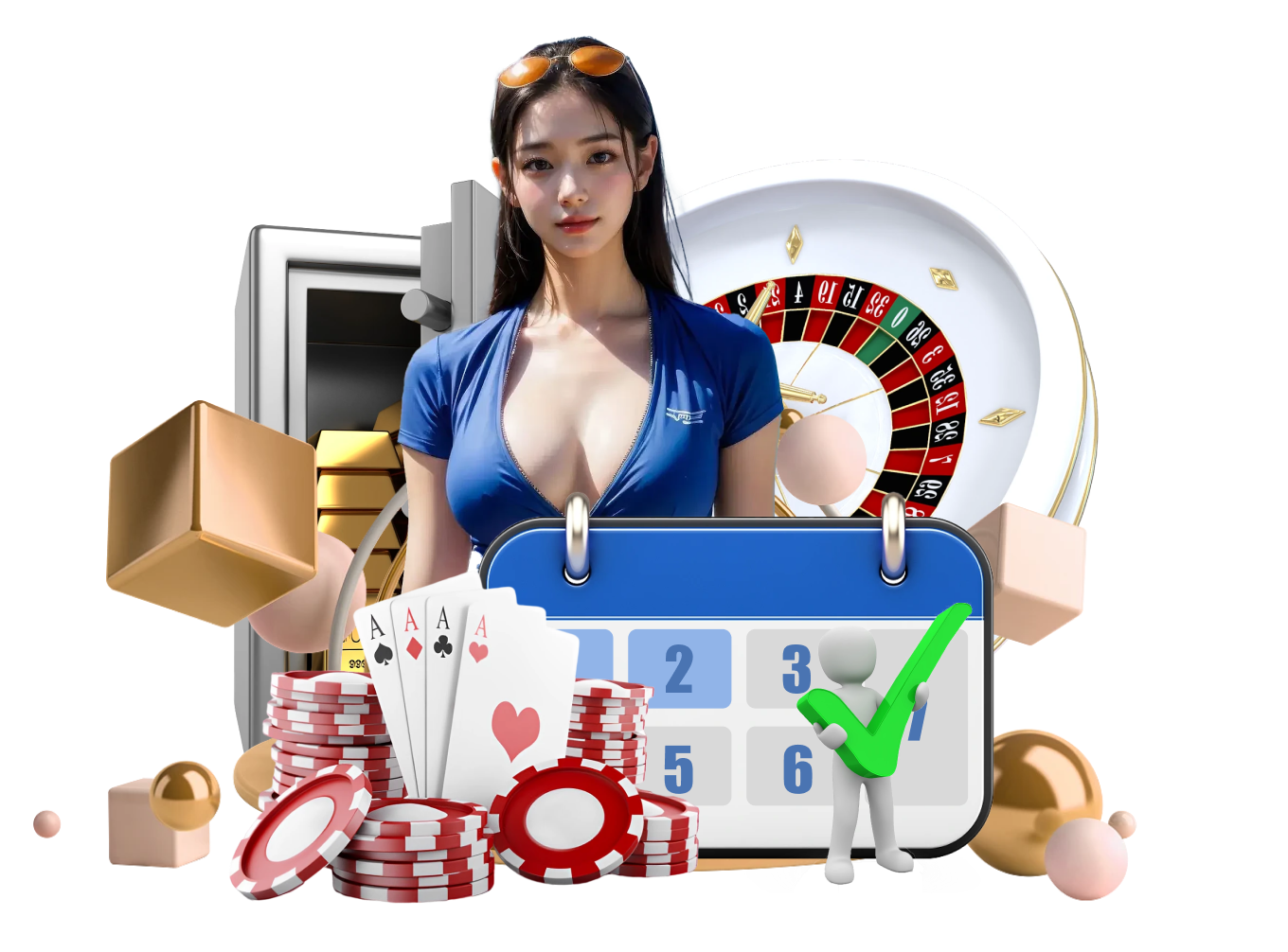 Dadu Online live dealer studio with multiple camera angles